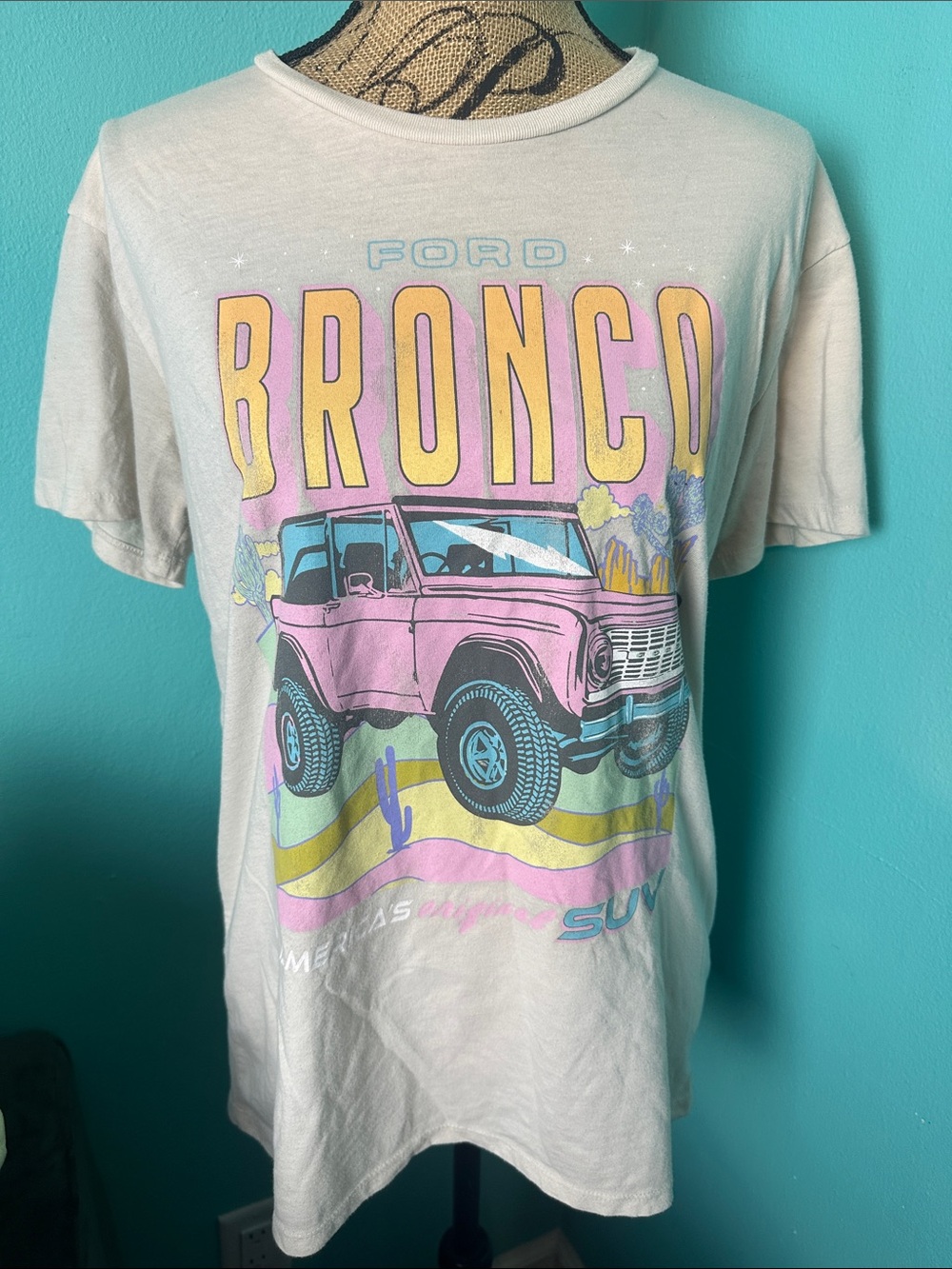 FORD Bronco Graphic Tshirt L